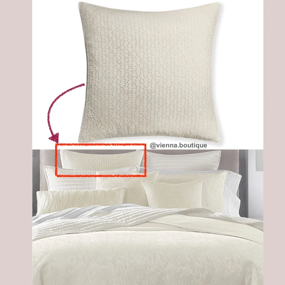 NIB $135 Hotel‎ Collection Artisan (1) Euro Sham